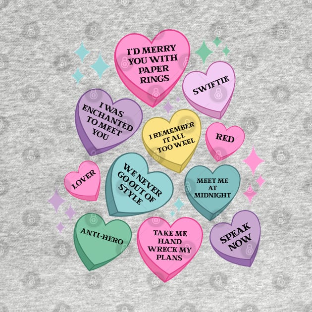 Conversation Hearts Taylors Version Valentine's Day by GraciafyShine